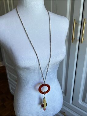 Elegant Red Pendant Necklace